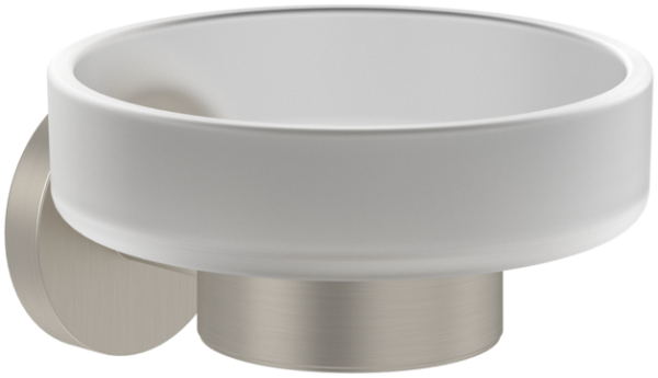 Villeroy & Boch Elements Tender Soap Dish - Matt Brushed Nickel