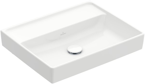 Villeroy & Boch Collaro 550mm Basin with 0 Tap Holes & without Overflow - White Alpin (CeramicPlus)