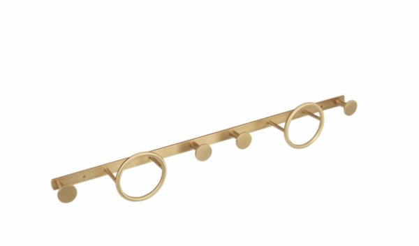 Origins Living Oakley Multi Hooks - Satin Brass