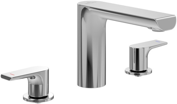 Villeroy & Boch Liberty Three-Hole Basin Mixer - Chrome