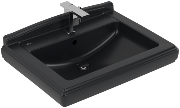 Villeroy & Boch Hommage 750mm 1 Tap Hole Basin - Black