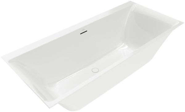 Villeroy & Boch Subway 3.0 1800 x 800mm Double-Ended Bath with Silentflow Bath Filler - White Alpin