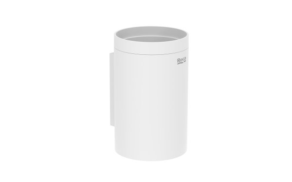 Roca Hotels Round Wall-Mounted Tumbler - Matt White