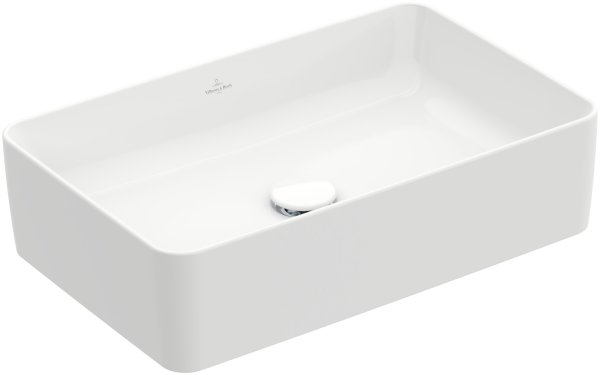 Villeroy & Boch Collaro 560mm Rectangular Countertop Basin without Overflow - White Alpin