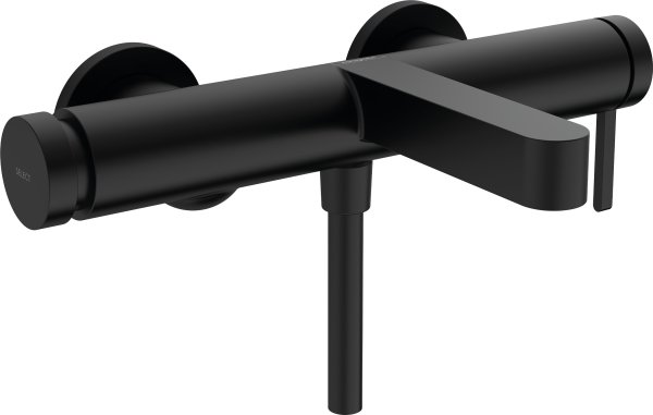 Hansgrohe Finoris Single Lever Bath Mixer for Exposed Installation - Matt Black