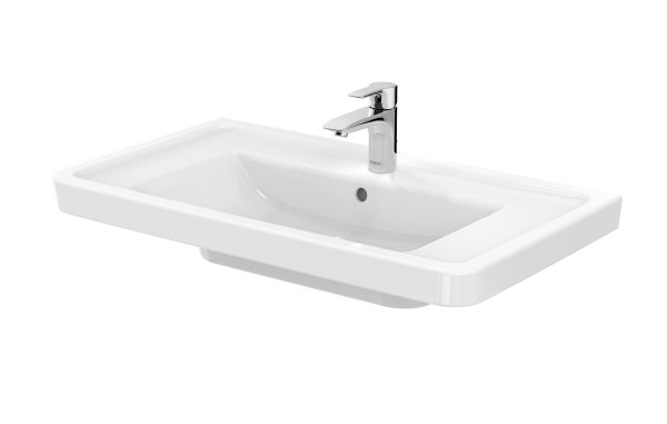 TOTO CF 850mm Square Basin with 1 Tap Hole & Overflow