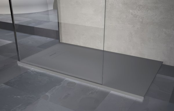 Novellini Novosolid 1800 x 800mm Shower Tray - Grey