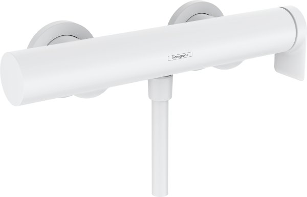 Hansgrohe Vivenis Single Lever Shower Mixer for Exposed Installation - Matt White