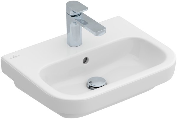 Villeroy & Boch Architectura 500mm Wall-Hung Basin with Overflow - White Alpin