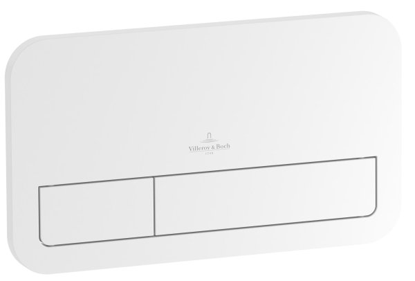 Villeroy & Boch ViConnect 200S Dual Flush Plate - White