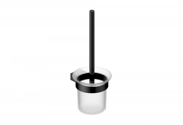 RAK Petit Round Toilet Brush Holder - Black