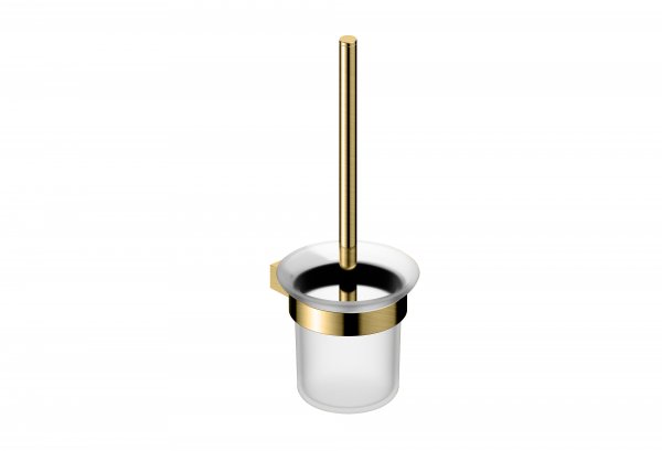 RAK Petit Round Toilet Brush Holder - Gold