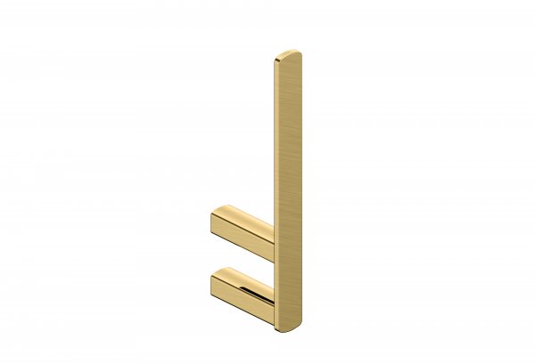 RAK Petit Square Spare Toilet Paper Holder - Gold