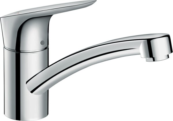 Hansgrohe Logis M31 Single Lever Kitchen Mixer 120 Coolstart, Ecoselection, Single Spray Mode - Chrome