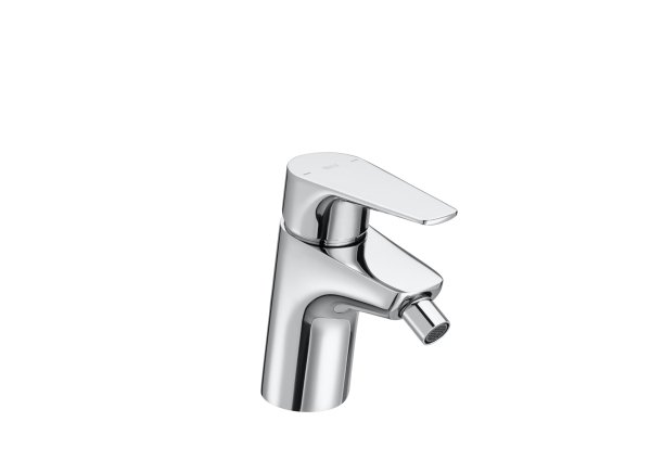 Roca Atlas Bidet Mixer with Retractable Chain - Chrome