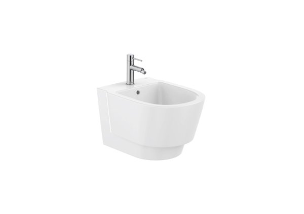 Roca Tura Wall Hung Bidet - Supraglaze