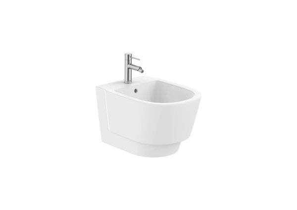 Roca Tura Wall Hung Bidet - Matt White