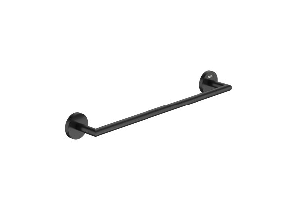 Roca Hotels Round 450mm Towel Rail - Matt Black