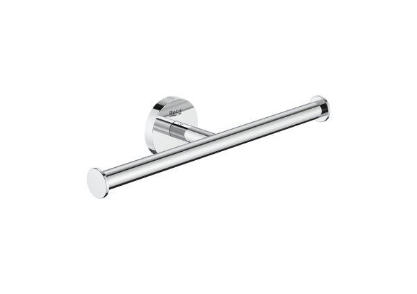 Roca Hotels Round Double Toilet Roll Holder - Chrome