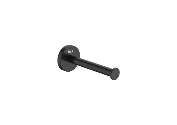 Roca Hotels Round Spare Toilet Roll Holder - Matt Black