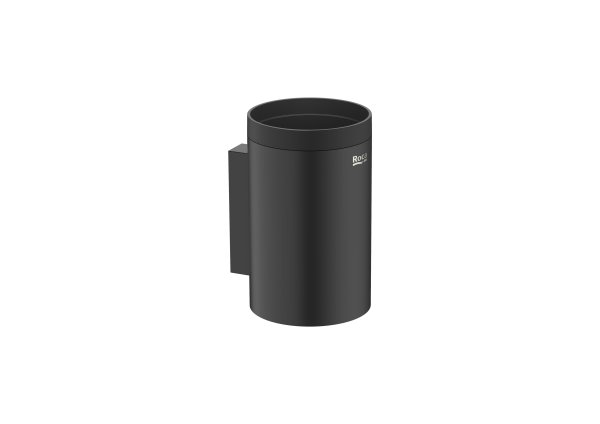 Roca Hotels Round Wall-Mounted Tumbler - Matt Black