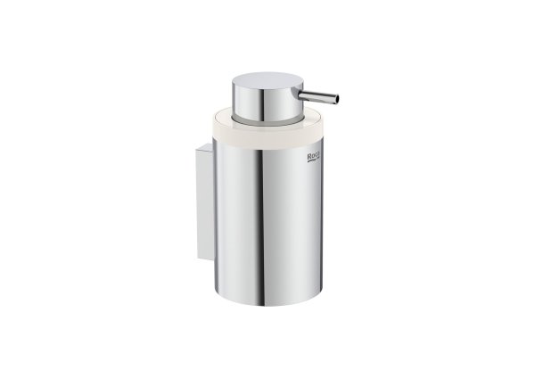 Roca Hotels Round Wall-Mounted Soap Dispenser - Chrome