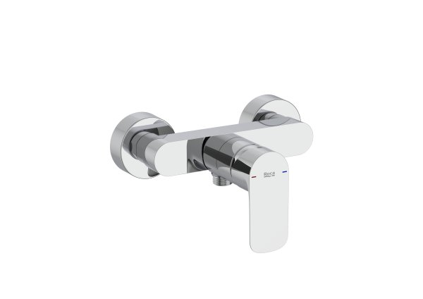 Roca Cala Wall-Mounted Shower Mixer - Chrome