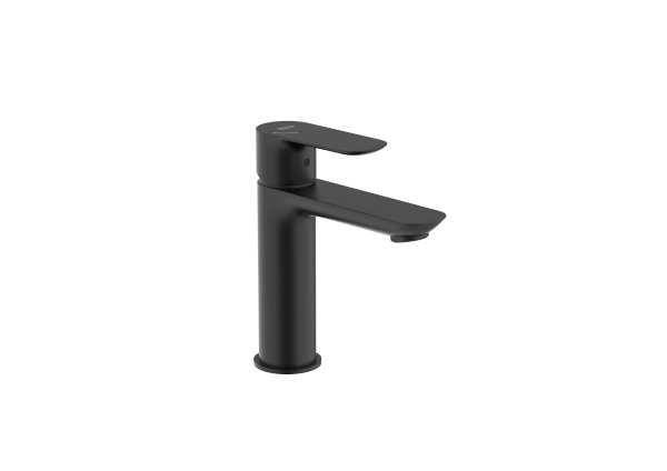 Roca Cala Single Lever Small Height Basin Mixer - Matt Black