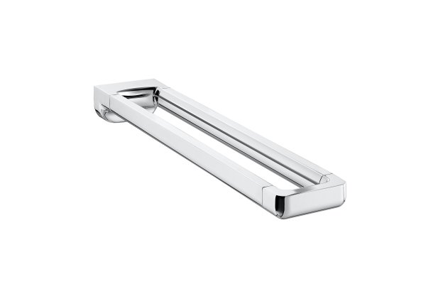 Roca Tempo Double Towel Rail - Chrome