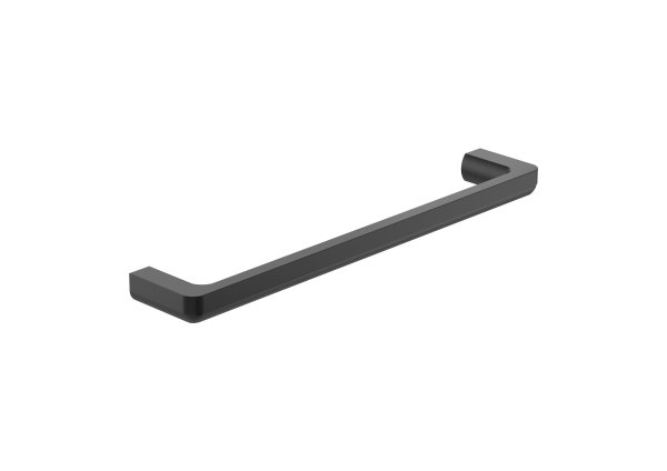 Roca Tempo 450mm Towel Rail - Brushed Titanium Black