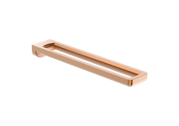 Roca Tempo Double Towel Rail - Rose Gold