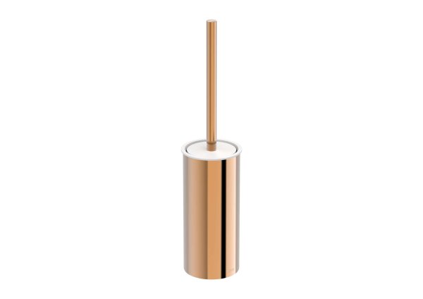 Roca Tempo Floor Standing Toilet Brush Holder - Rose Gold