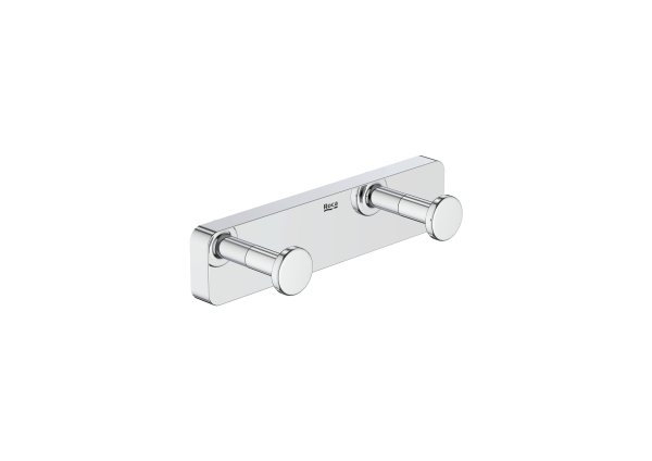 Roca Sonata Double Robe Hook - Chrome