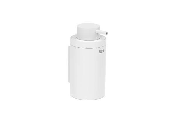 Roca Hotels Round Wall-Mounted Soap Dispenser - Matt White