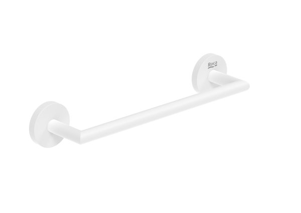 Roca Hotels Round 300mm Towel Rail - Matt White