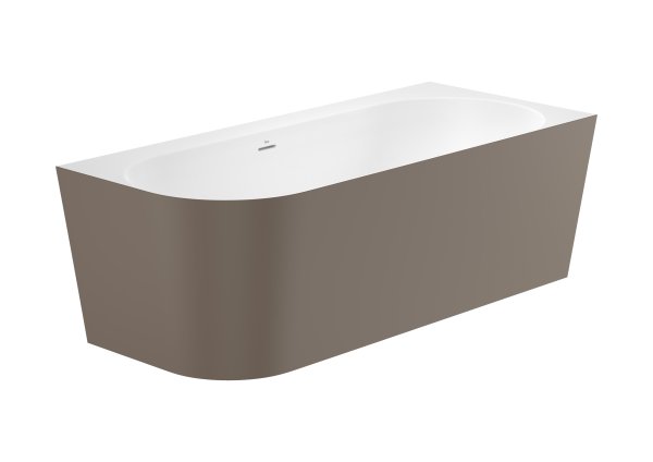 Roca Raina 1700mm Asymmetric Right Hand Corner Bath - Coffee