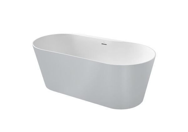 Roca Raina 1600mm Freestanding Oval Bath - Pearl