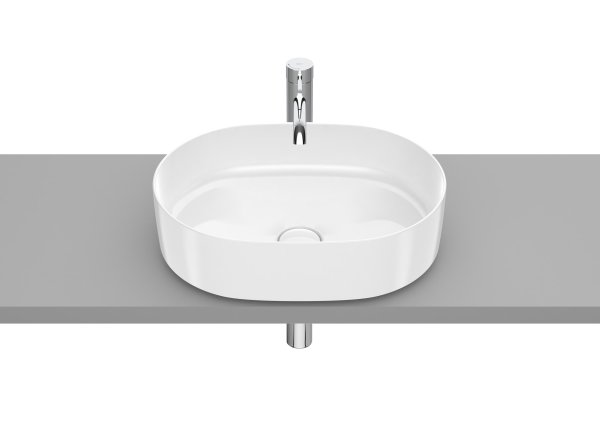 Roca Inspira 500mm Round Countertop Basin - White