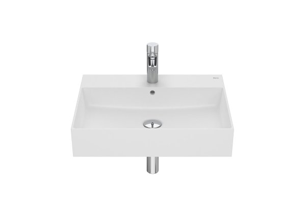 Roca Inspira 600mm Fineceramic Basin - Matt White