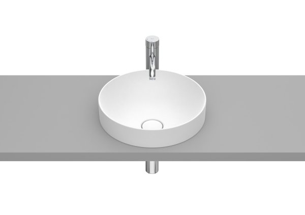 Roca Inspira 370mm Round Inset Basin - Matt White