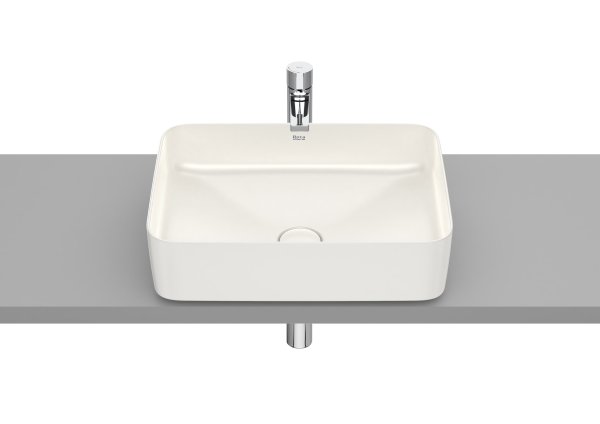 Roca Inspira 500mm Square Countertop Basin - Beige