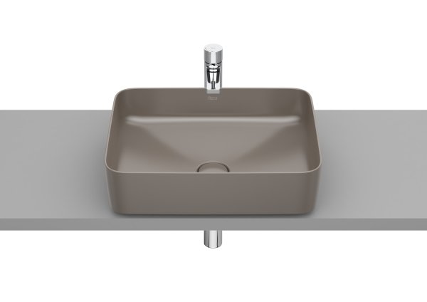 Roca Inspira 500mm Square Countertop Basin - Coffee