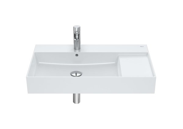 Roca Inspira 800mm Fineceramic Basin - Pearl