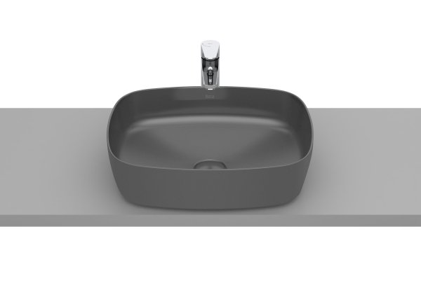 Roca Inspira 500mm Soft Countertop Basin - Onyx