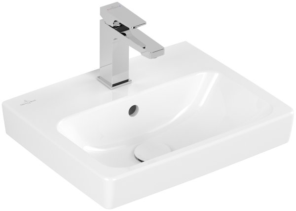 Villeroy & Boch Architectura 450mm Square Basin with Overflow - White Alpin