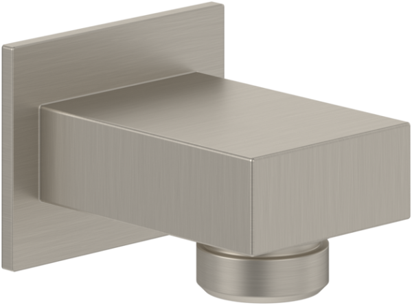 Villeroy & Boch Universal Square Shower Wall Outlet - Matt Brushed Nickel