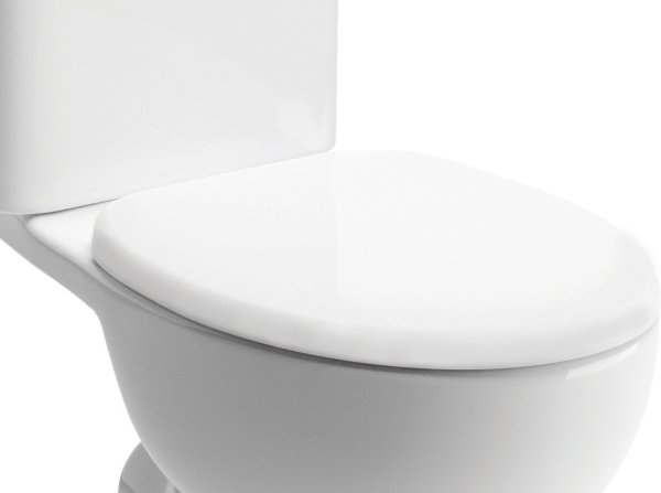 Purity Collection Vineyard Soft Close Toilet Seat - White