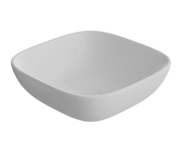 The White Space Capella 350mm Countertop Basin - White