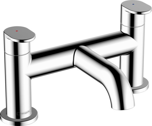 Hansgrohe Vernis Blend 2-Hole Rim Mounted Bath Mixer - Chrome