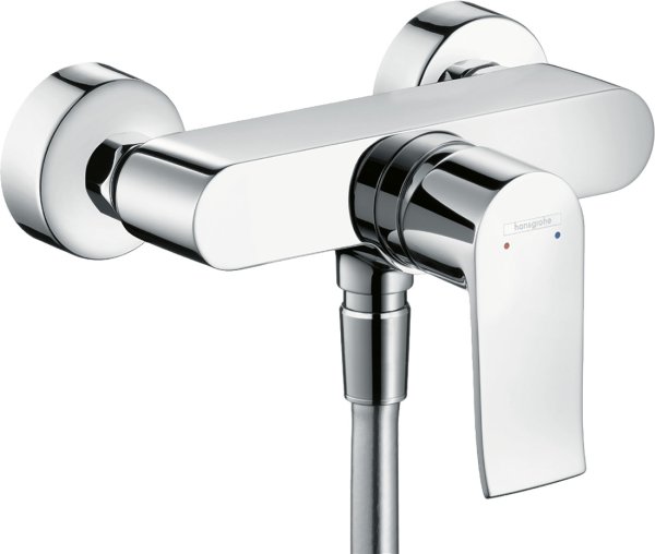 Hansgrohe Metris Single Lever Manual Shower Mixer for Exposed Installation - Chrome